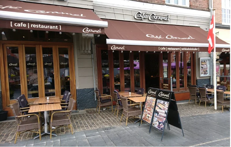 Cafe Caramel slagelse facade