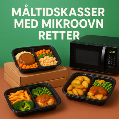 måltidskasser med mikroovn retter